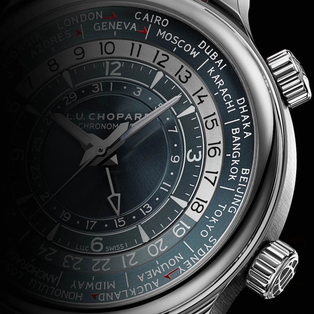 News: Chopard L.U.C Time Traveler One. Three New Worldtimers for